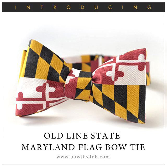Maryland Flag Bow Tie