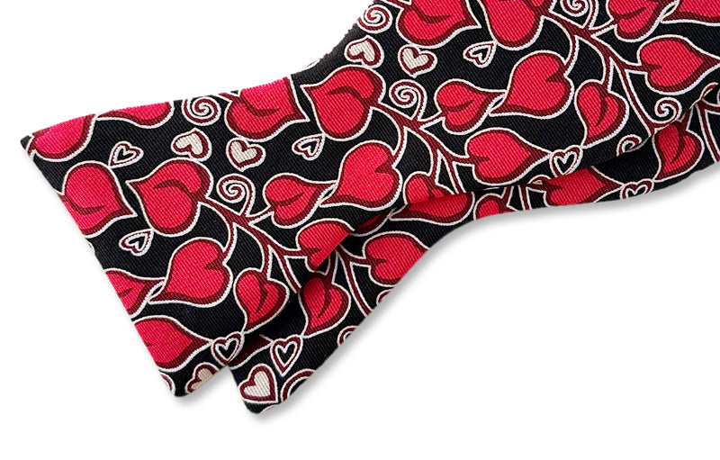 Heart Vine Bow Tie