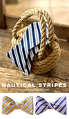 Nautical Blue Bow Tie