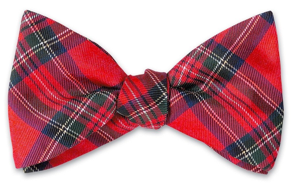 Prince of Wales Silk Bow Tie