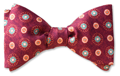 Rosewood silk mens bow tie made in america