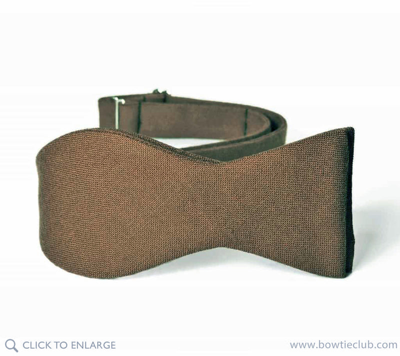 Russet Wool Bow Tie
