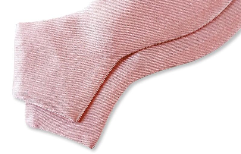 Soft Pink Satin DP Self-tie