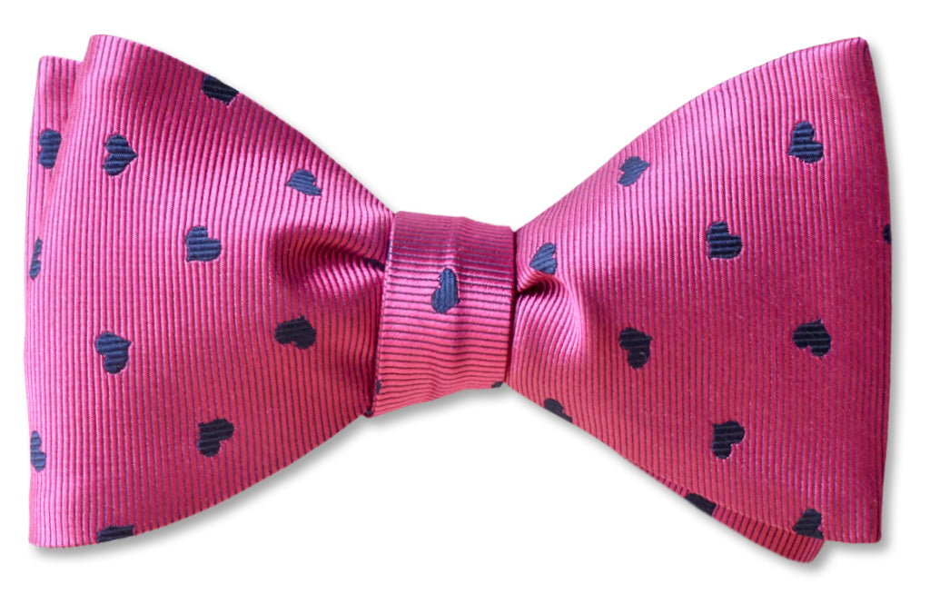 Valentine Pink Bow Tie