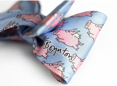 sandra boynton flying pigs bow tie autograph