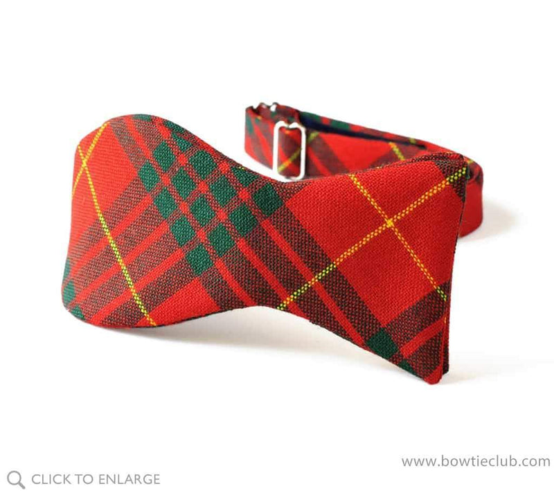 Cameron Modern Tartan Christmas Pre-tied Bow Tie