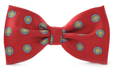 Red Clip-on Bow Ties American Made