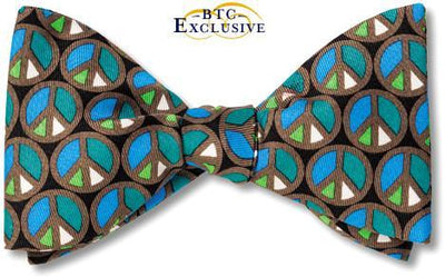 Peace sign bowties
