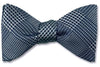 Blue Glen Plaid Silk Woven Bow Tie, self-tie, pre-tied