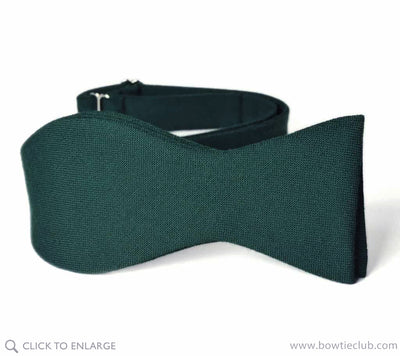 Hunter Green Wool Bow Tie