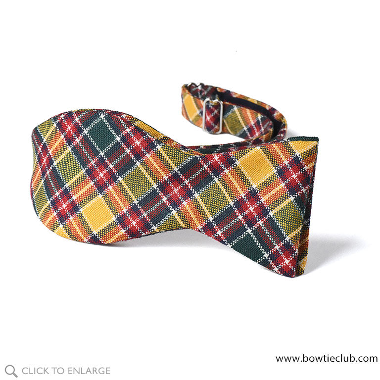 Jacobite Modern Authentic Scottish Wool Tartan Bow Tie