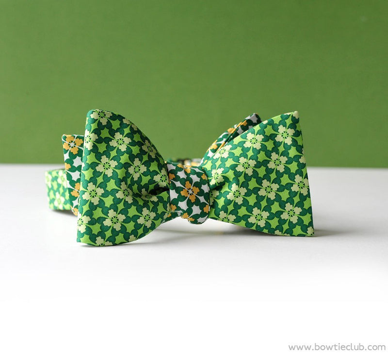 St Patrick's Day Bow Ties Irish Clover American Made | Kilkenny