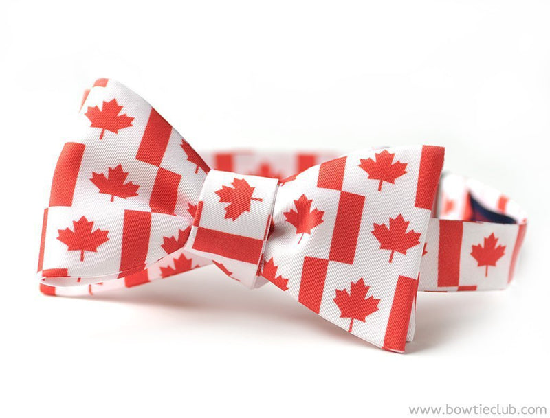 Canada Maple Leaf Bow Tie