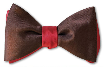 Red/Chocolate Satin Reversible