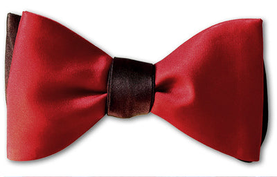 Red/Chocolate Satin Reversible