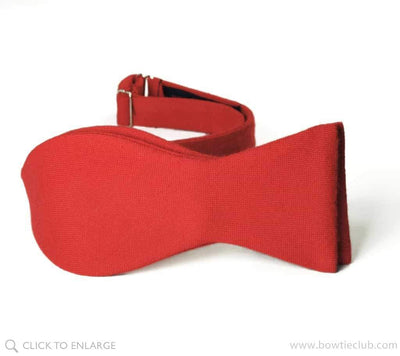 Red Wool Bow Tie