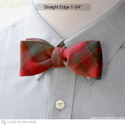 Robertson Red Weathered Wool Tartan