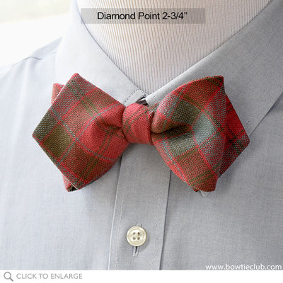 Robertson Red Weathered Wool Tartan