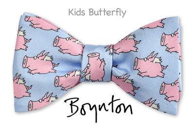 When Pigs Fly Sandra Boynton *Kids* Pre-tied Bow Tie