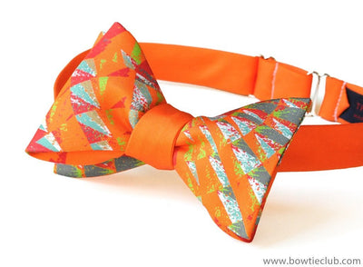 Orange Bow Tie | American Made Bow Ties | Yeats Bow Tie