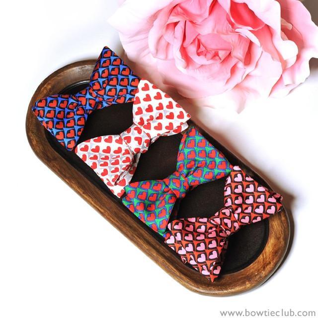 bow ties hearts valentine's day gift love