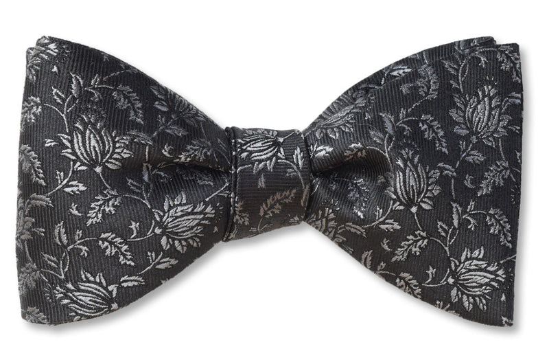 Black Jasper Bow Tie