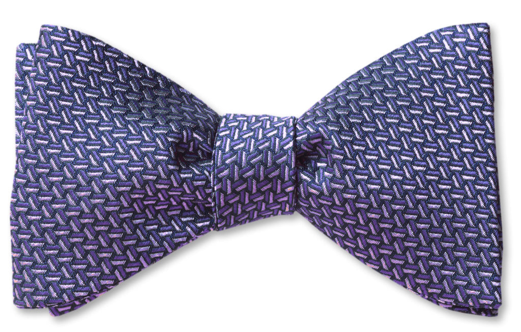 Blue Aster Bow Tie