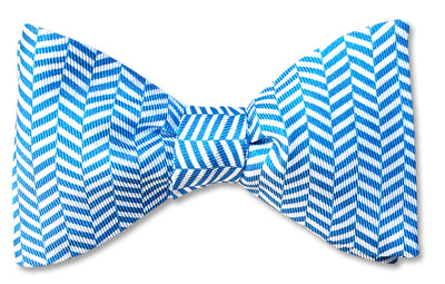 Blue Poppy Bow Tie