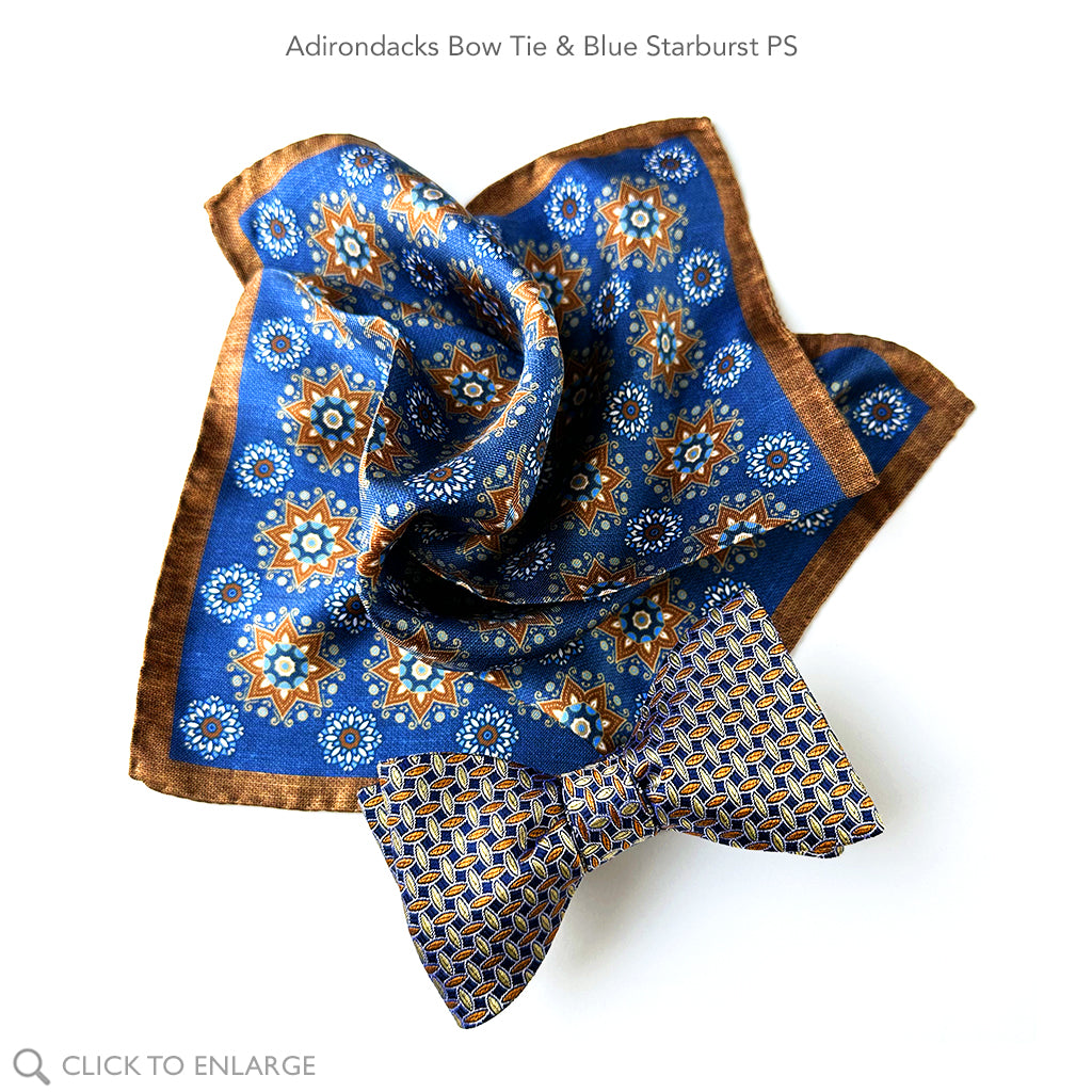 Blue Starburst PS + Adirondacks Bow Tie