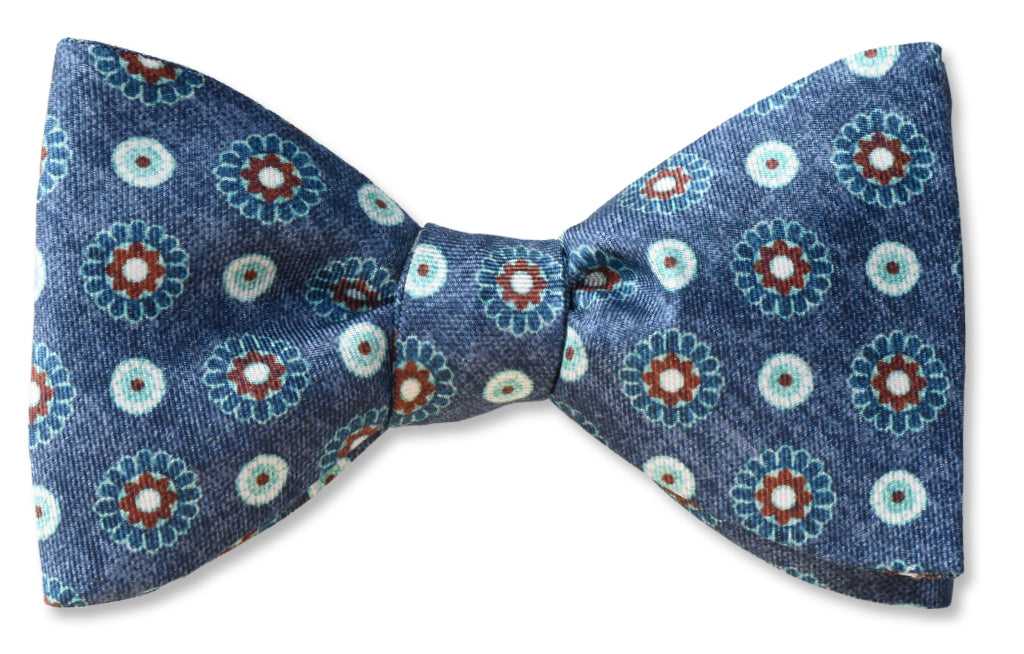 Berry Blue Bow Tie