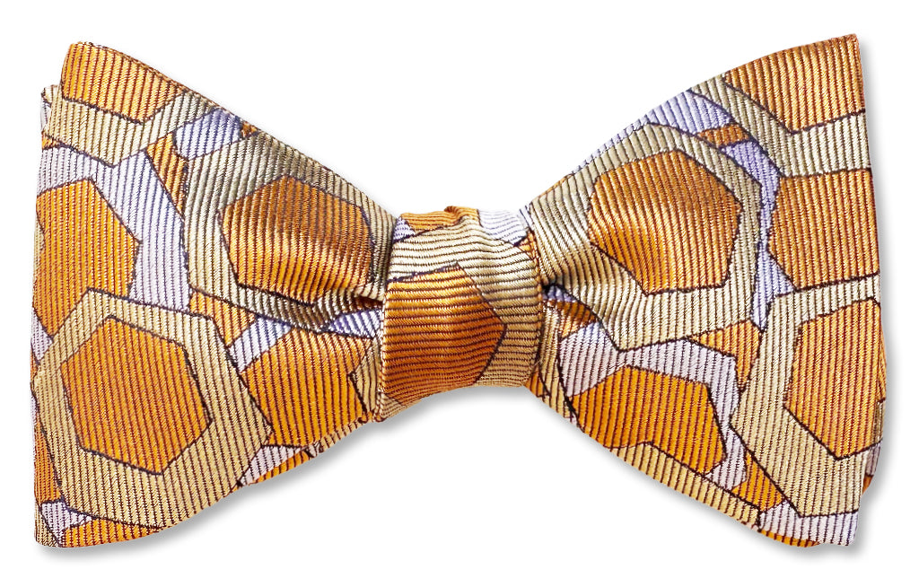 Autumn Gold Bow Tie