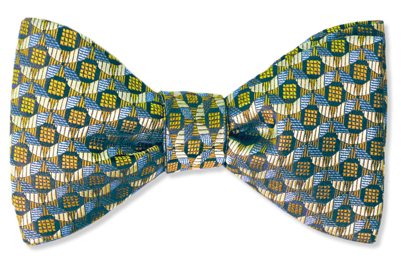 Golden Sky Bow Tie