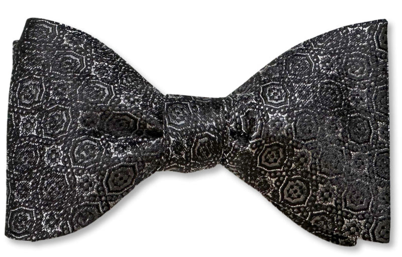 Black tie bow tie called Gunmetal perfect for your next formal event