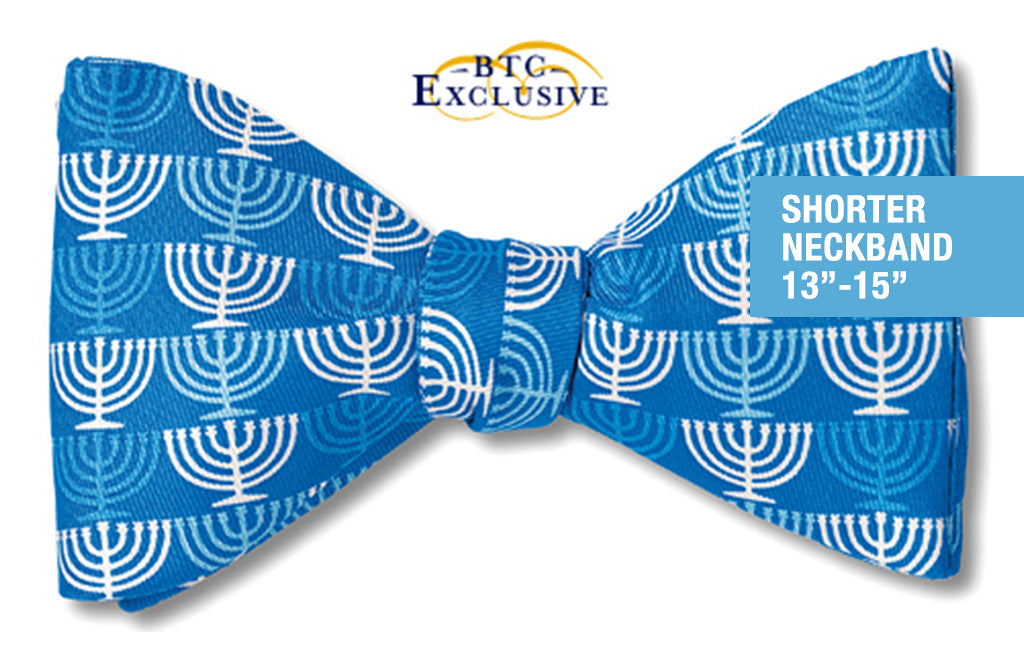 Hanukkah Butterfly 2-3/4" Self-tie Small