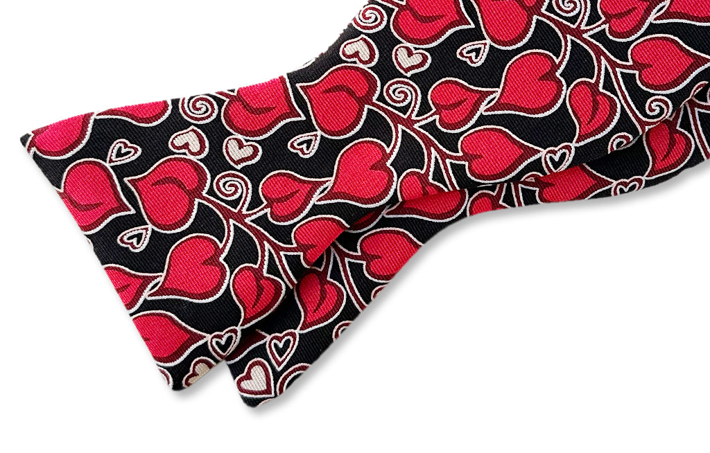 Heart Vine Bow Tie