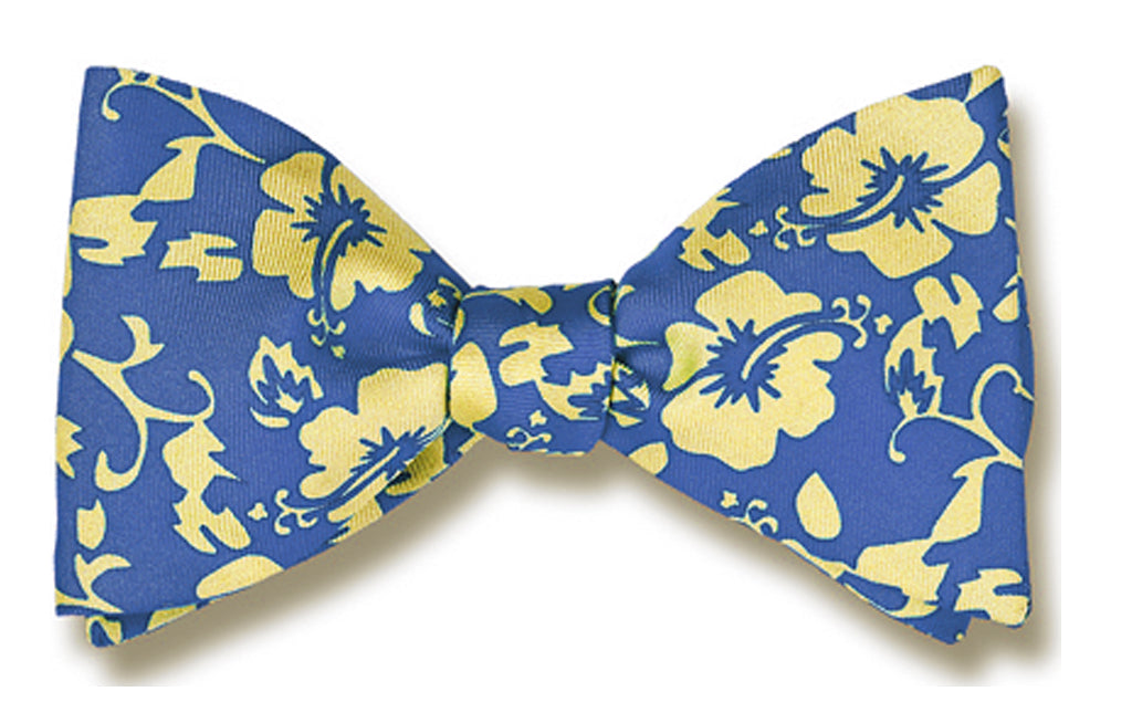 Hibiscus Blue Pre-tied