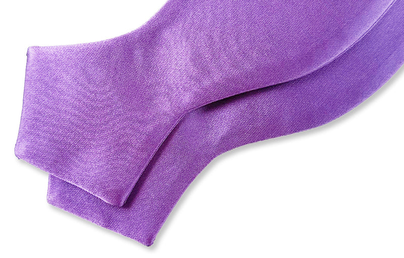 Lavender Satin DP Self-tie