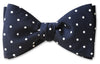 Navy Dots Cotton Bow Tie