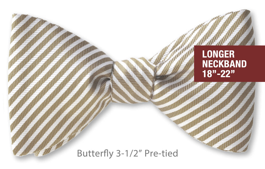 Pebble Beach Butterfly 3-1/2" Pre-tied 18-22"
