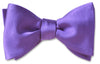 Purple Satin Bow Tie