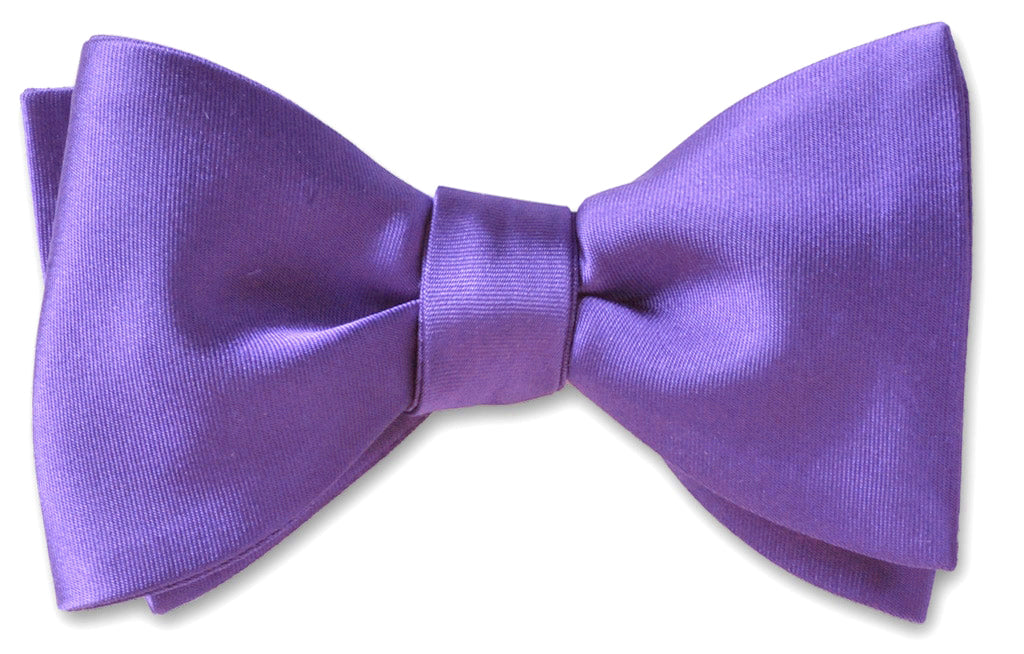 Purple Satin Pre-tied