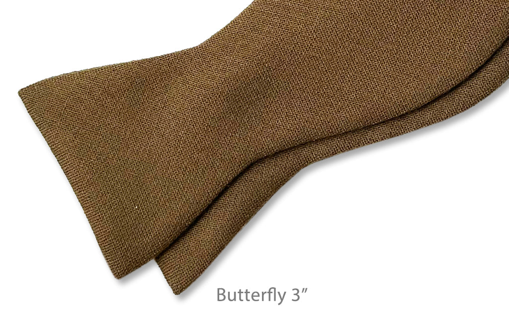 Russet Wool 3" Butterfly Self-tie