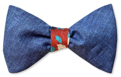 Secret Garden Auburn Reversible Bow Tie