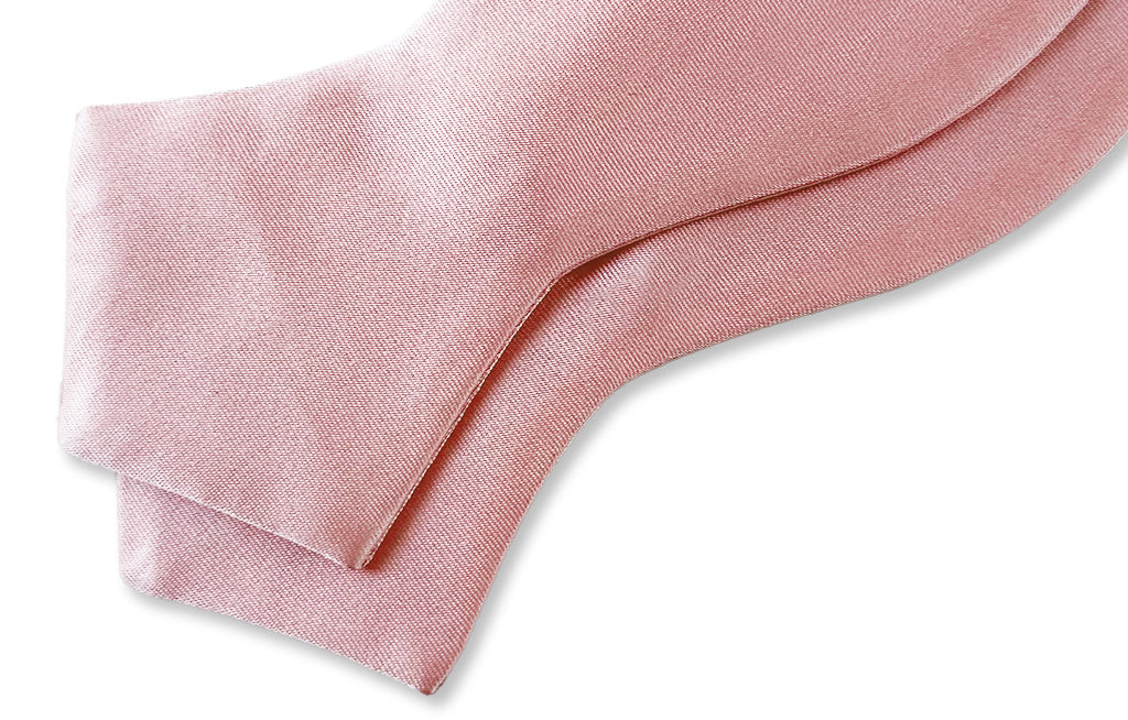 Soft Pink Satin DP Self-tie