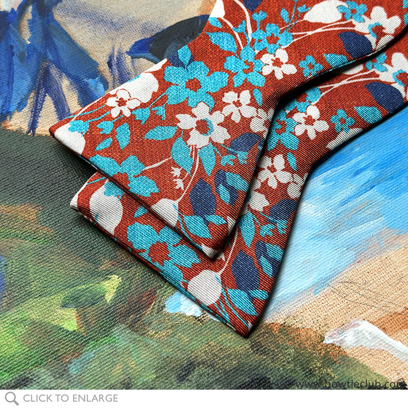 Spring Garden Auburn Bow Tie