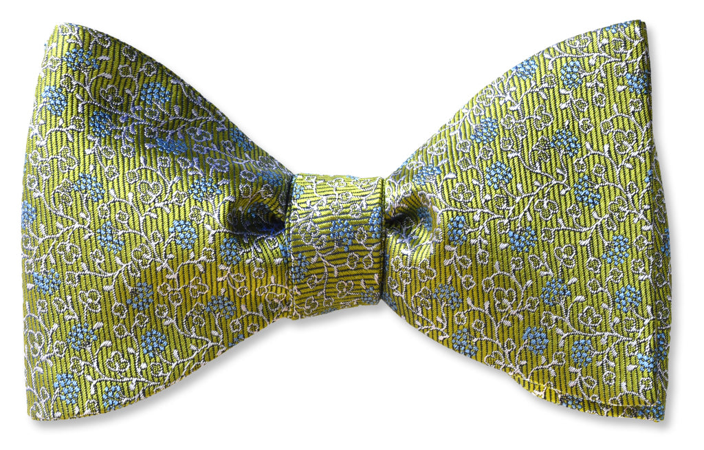 Sage Green Tapestry design Men's Bow Tie