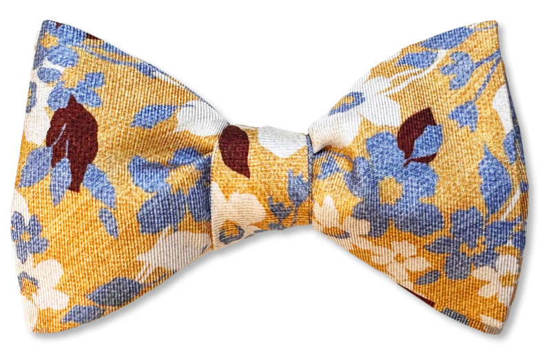 Spring Garden Yellow Bow Tie
