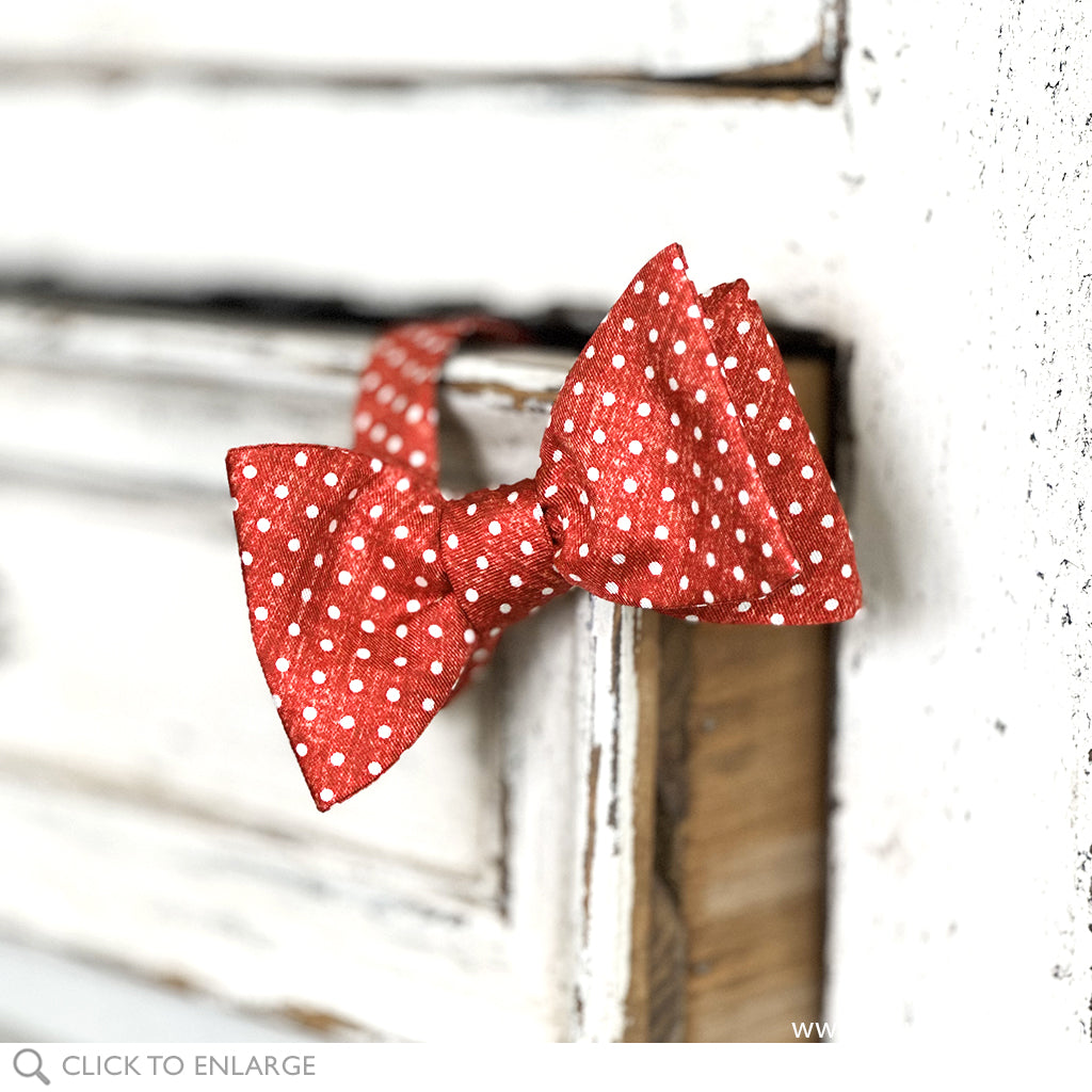 Strawberry Finch Bow Tie