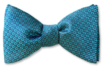Teal Sapphire Pre-tied