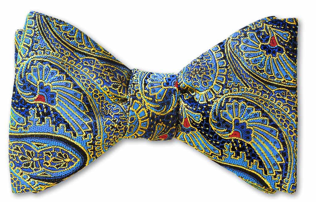 mens bow tie woven in England from the finest silk